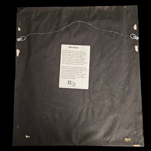 Ethan Harper Signed Limited Edition Print 541/1950 Abstract Ocean Framed Art - Picture 5 of 6